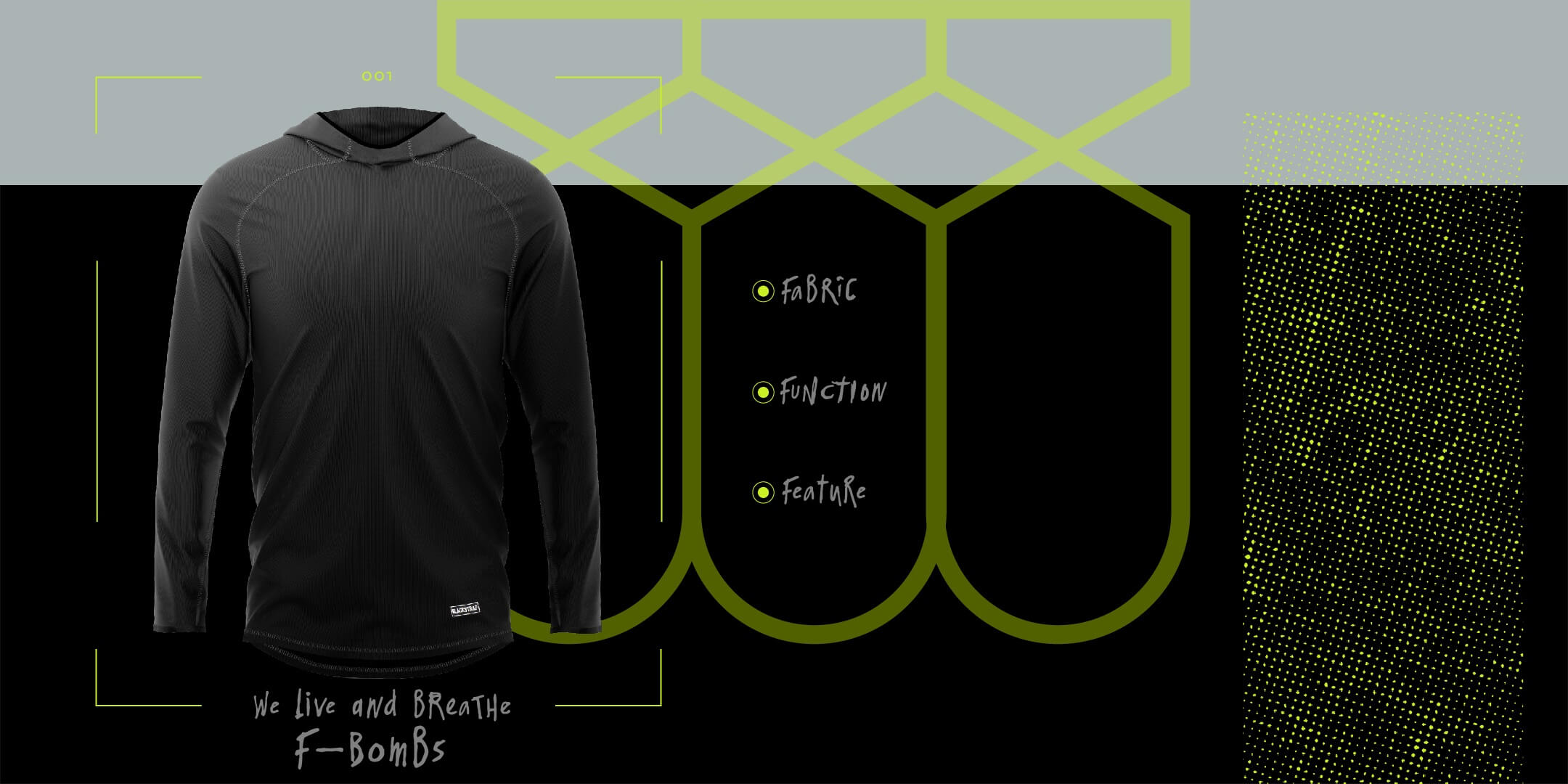 BlackStrap Technology Story - TECH AF, Fabric, Function, Feature