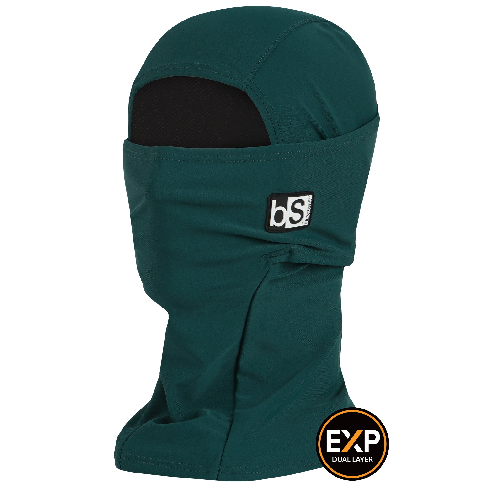 Expedition Hood Balaclava | Solids BlackStrap Emerald  